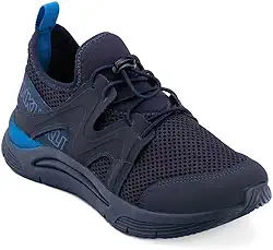 Tênis Infantil Klin New Sport Marinho Azul Ciano - Moderno, Confortável e Versátil, Ideal para o Dia a Dia, Escola e Atividades Esportivas, com Solado Antiderrapante e Fechamento Prático para Maior Segurança