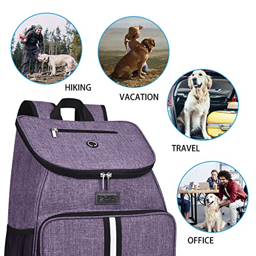 BAGLHER 丨Dog Travel Bag,Airline Approved Pet Supplies Backpack,Dog Travel Backpack with 2 Silicone Collapsible Bowls and… - Image 6