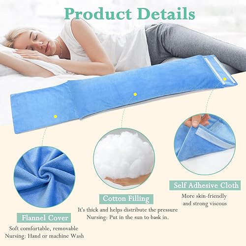 KAVIL Lumbar Support Pillow for Sleeping Lower Back Sciatic Nerve Pain Relief Lumbar Roll for Office Chairs & Bed Body Pain Relief Side Sleeping Lumbar Cushion for Sciatica, Herniated Disc, Scoliosis by KAVIL - Image 5