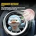 Cute Penguin Car Air Vent Clips, Rotating Windmill Car Air Conditioner Outlet Clip, Animal Car Dashboard Air Vent Trim Clip, Auto Interior Decoration Accessories (Penguin)