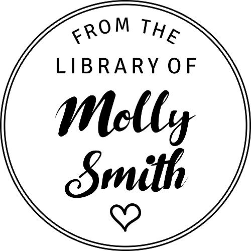 Custom Library Embosser I Multiple Designs I Personalize Your Books! (Design 1)