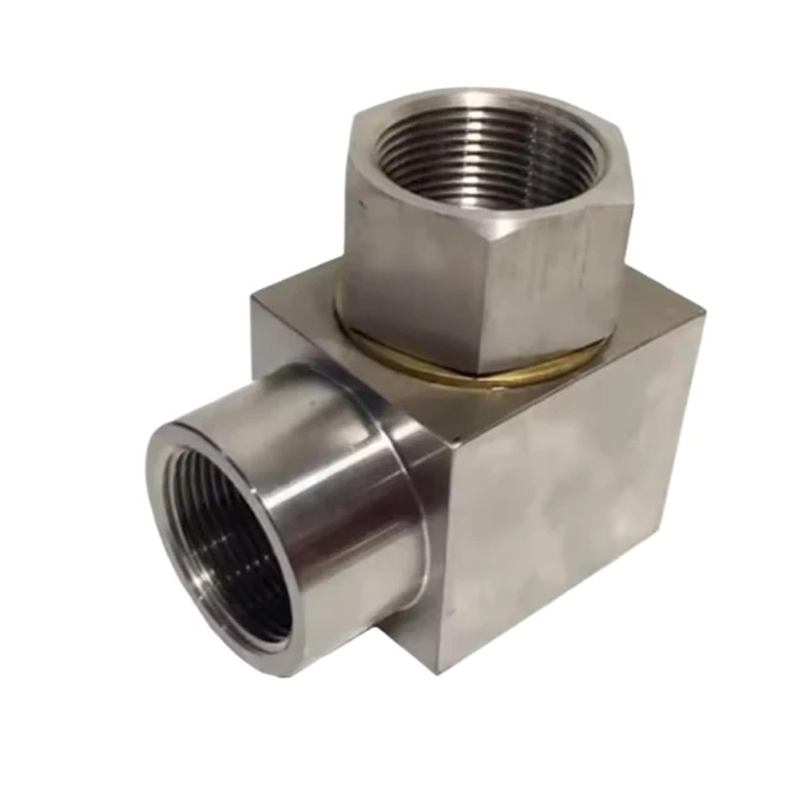 Hydraulic Rotary Joint, Stainless Steel Right Angle Reel High Pressure(Internal Thread,M16)