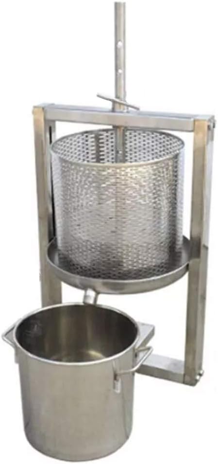 Hollow Barrel + Wine Barrel Separation Grape Press Machine Winepress M size (330?30?60mm) 100kg/h