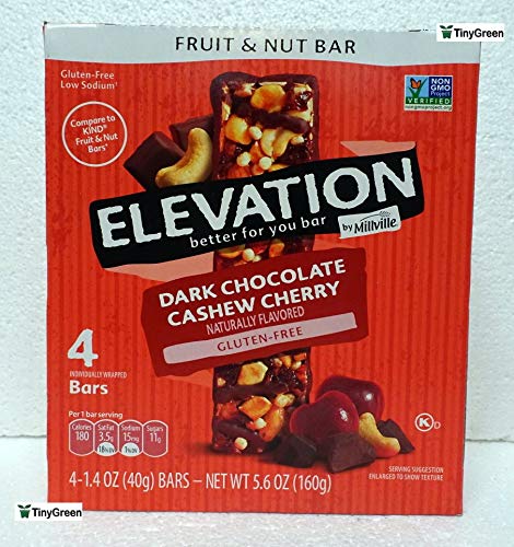 Elevation Fruit and Nut Bar Chocolate 160g 4 Barras miniatura 1