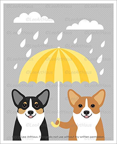 corgi umbrella
