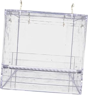 Yardwe Bird House Window Clear Bird Feeder Pigeon Feeder Bird Feeding Station Automatic Bird Feeder Item Acrylic Bird Feeder Window Bird Feeder Bird Feeders Outdoor Sucker Food Box Cage