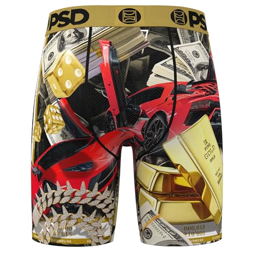 PSD Men's Fast Life Boxer Brief, Multi, M4