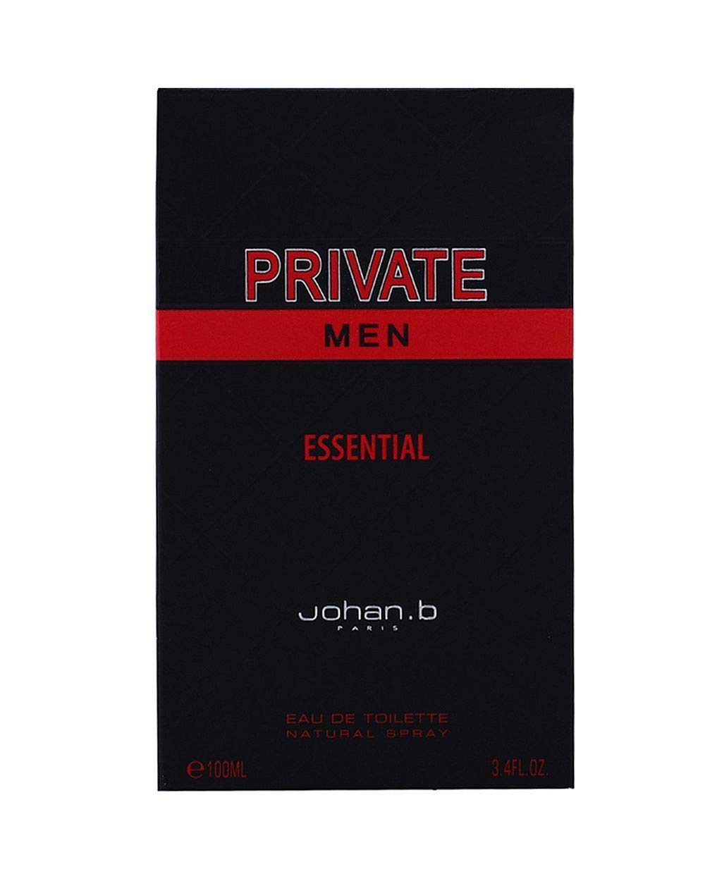 PRIVATE ESSENTIAL BY JOHAN B COLOGNE FOR MEN 3.4 OZ / 100 ML EAU DE TOILETTE SPRAY