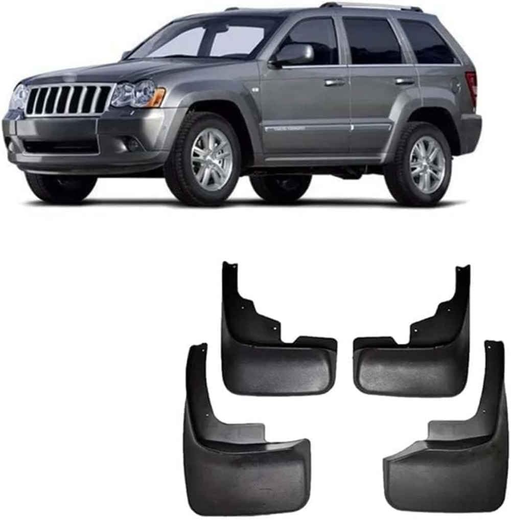 Car Mud Flaps for Jeep Grand Cherokee 2005-2010, Splash Guards Mudguards