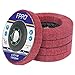 FPPO 5Pcs 4.5" x 7/8" Nylon Fiber Flap Disc Polishing Grinding Wheel,Scouring pad Buffing Wheel for Angle Grinder, Polishing Tools (Grit 320)