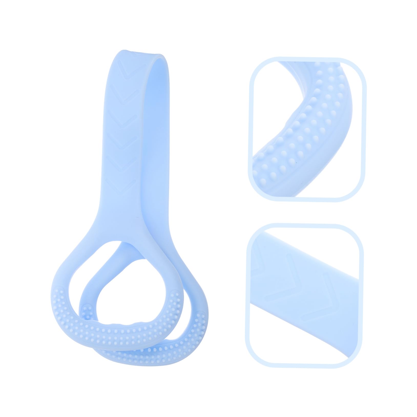 SUPVOX Figura 8 tenditore fasce per esercizi fasce fitness fascia elastica gruppo musicale bande di resistenza dell'allenamento cinghia elastica per yoga Gel di silice Sky-blue