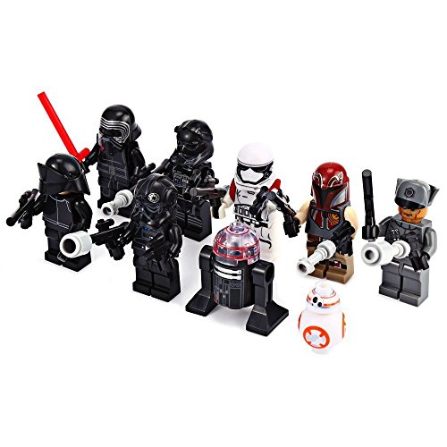 Star Wars: El Despertar de la Fuerza Captain Phasma, R2-D2, First Order Stormtrooper, Kylo Ren, TIE Fighter Pilots, First Order...