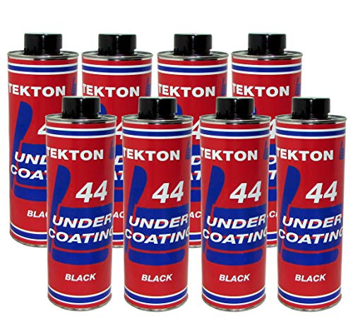 Tekton44 Undercoating for Cars and Trucks, Black Sprayable Undercoating (8 Liter Cans)