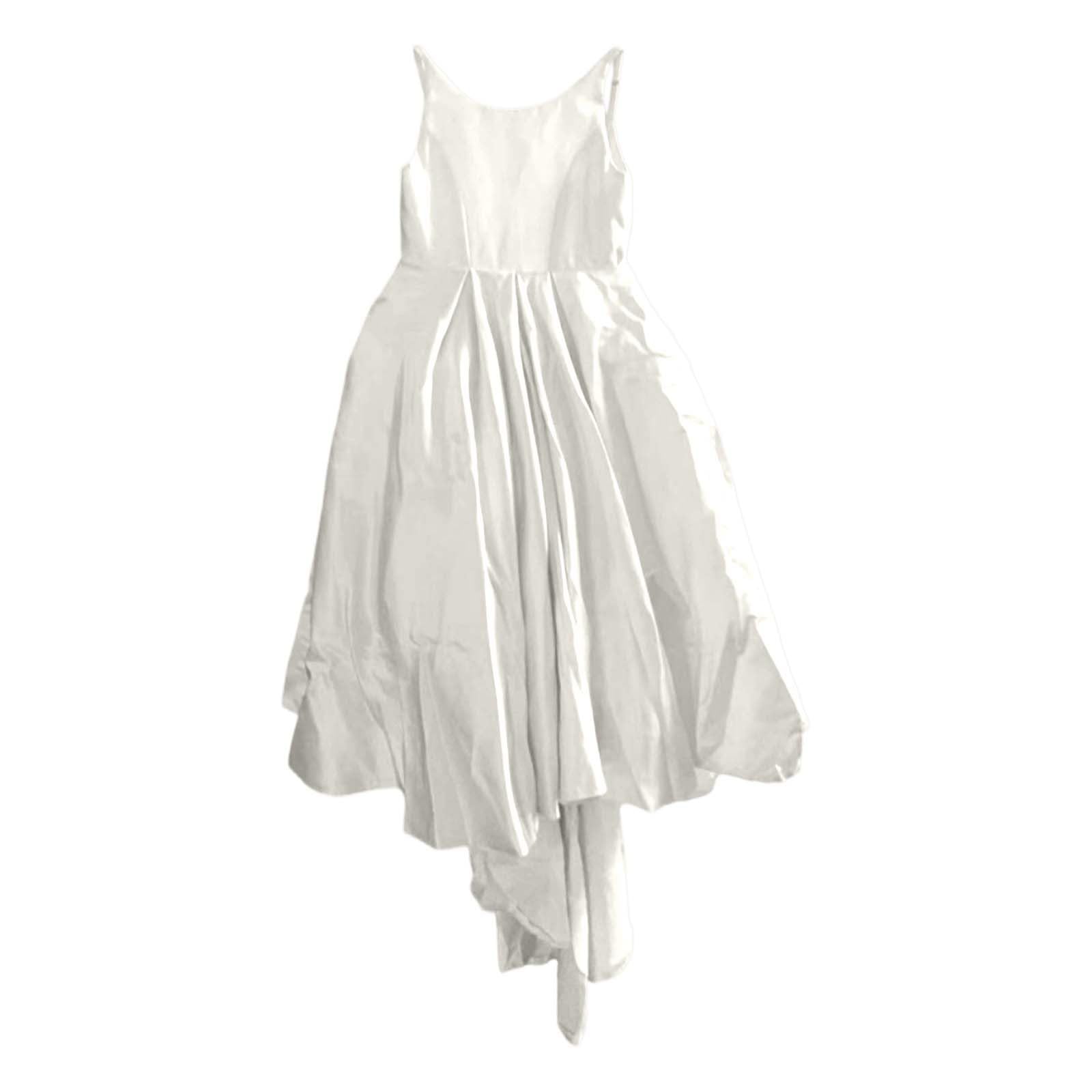 Genérico 2026 Elegante Vestido de Niña con Catedral para Bodas Concursos Fotografía Formal Pequeñas Ocasiones Princesa Tul