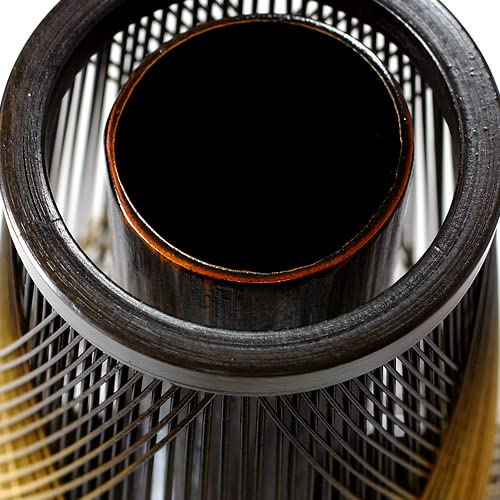 竹心坊 駿河竹千筋細工 花器 登龍 静岡県伝統工芸品 極美品 日本製 竹心坊 駿河竹千筋細工 花器 登龍 静岡県伝統工芸品 極美品 日本