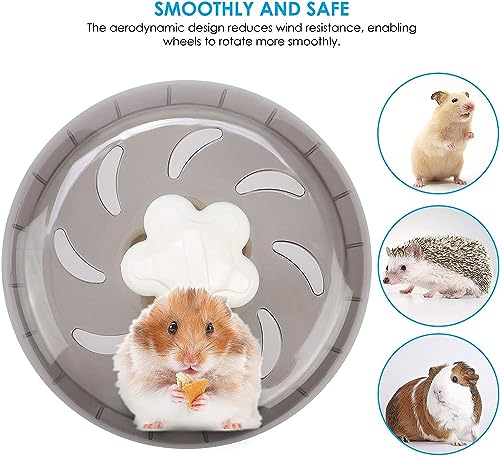 Hamsterrad,13 cm Silent Laufräder Hamster Rad Hamster Übungsräder Haustiere Laufsport Joggingrad Spinner-Übungslaufrad für Hamster, Rennmäuse, Mäuse oder andere Kleintiere