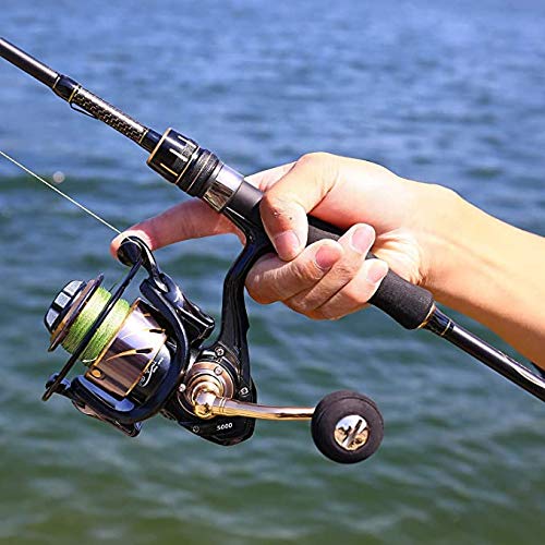 Spinnrolle,Salzwasser-Angelrollen,Kugellager Spinnrolle Links/Rechts Austauschbare Angelrolle (HE-6000) – Bild 3