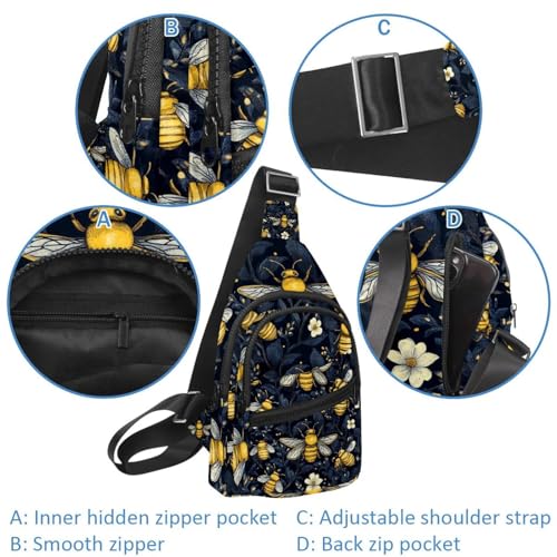 Mochila de pecho ligera multicolor 30x18cm para viajes activos 2