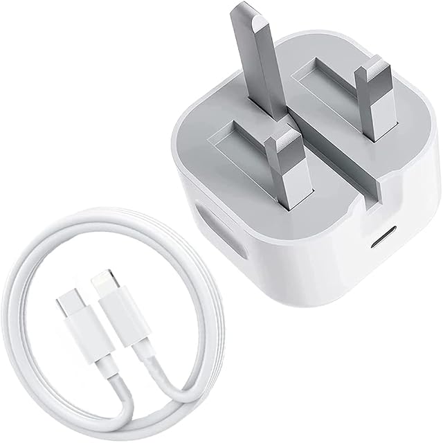 Phone 20W Charger [MFi Certified] USB C Plug Quick Charge and 1M Quick Charge Cable, PD Power Adapter, Compatible with Phone 14/14/Pro/13 Pro Max /13/12/11/XR/XS Max/X 8 Plus