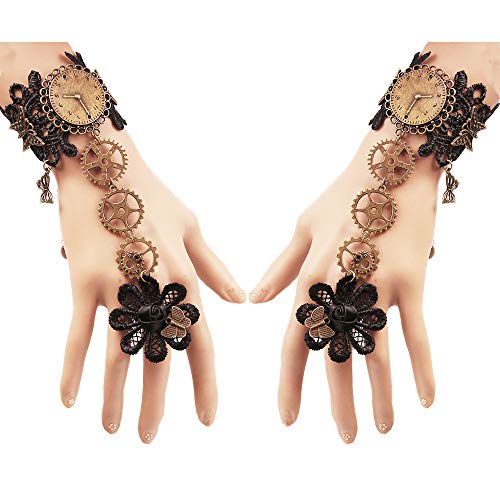 Daimay Bronzing Fingerless Gloves G…