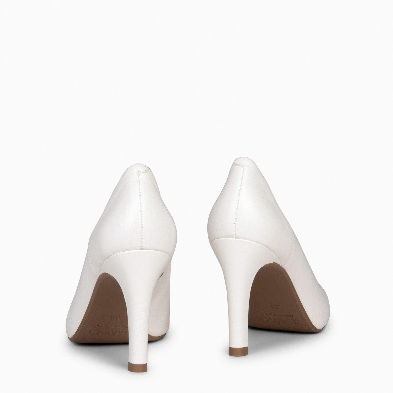miMaO. Zapatos Elegantes de Piel para Mujer con tacón Alto. Fabricado en España