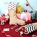 Sumind 6 Packs Burlap Christmas Stockings for Christmas Decorations or DIY (Multiple Colors)