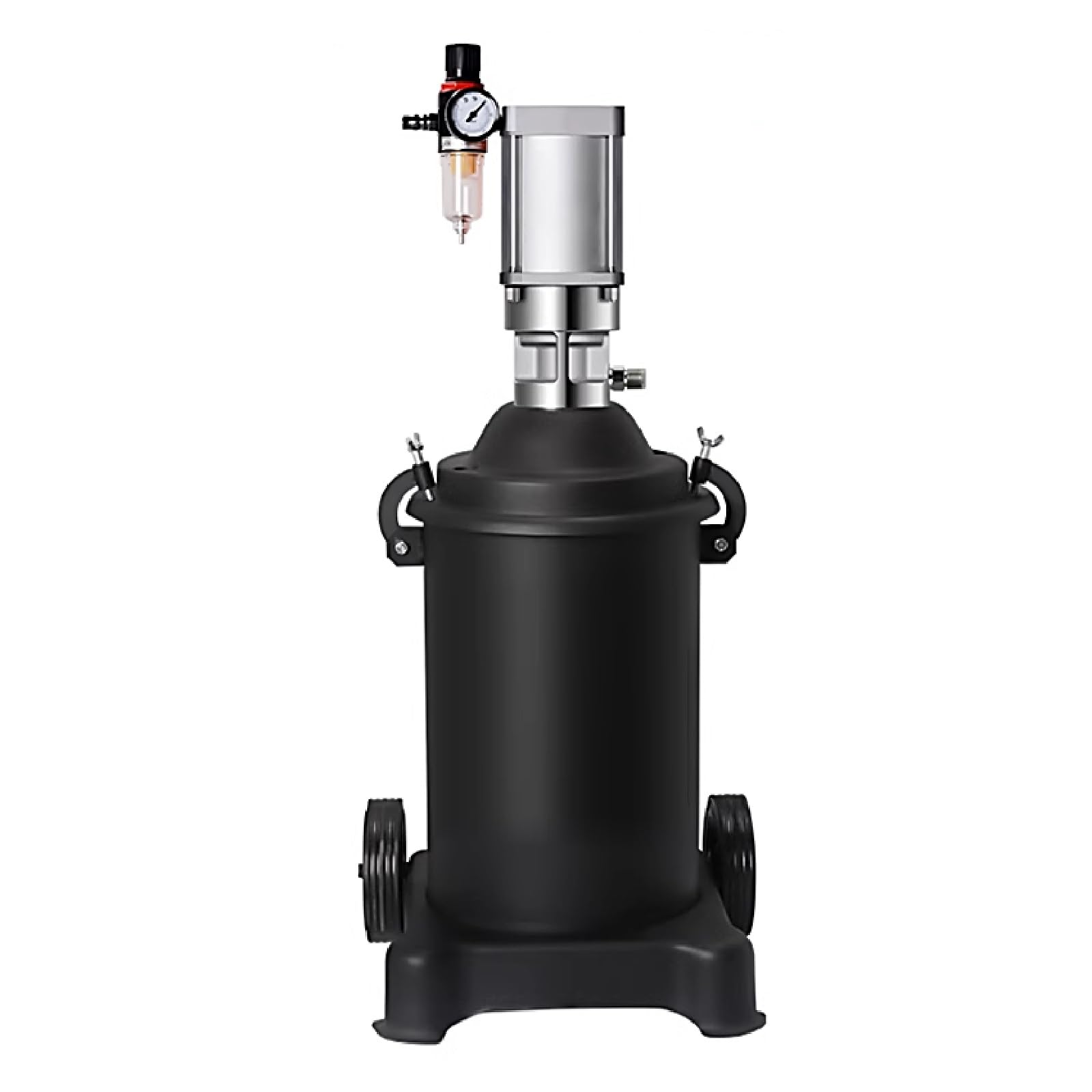 Bomba de grasa de alta presión para lubricantes gruesos y de alta temperatura, relación 80:1, compatible con uso en invierno