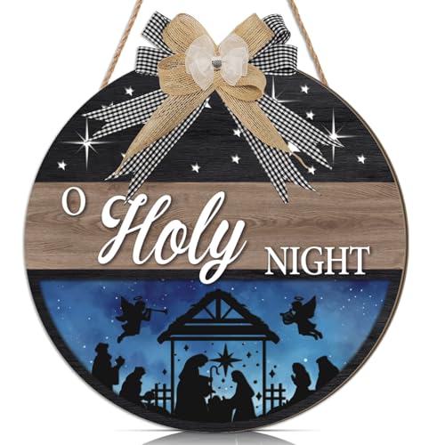 CHDITB O Holy Night Weihnachtsabend Deko,Christliche...