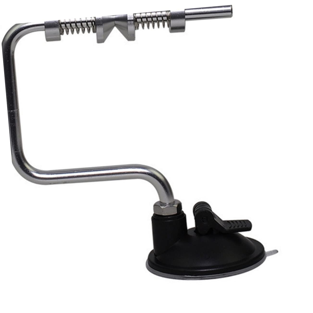 VICASKY Fishing Line Spooling System with Clamping Force Compact Design Multi Rotate Spool Holder Strong Vacuum Suction Cup for Easy Operation Silver