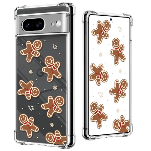 Coque Google Pixel 8 pain d'épice le cadeau de Noël transparent et protecteur idéal