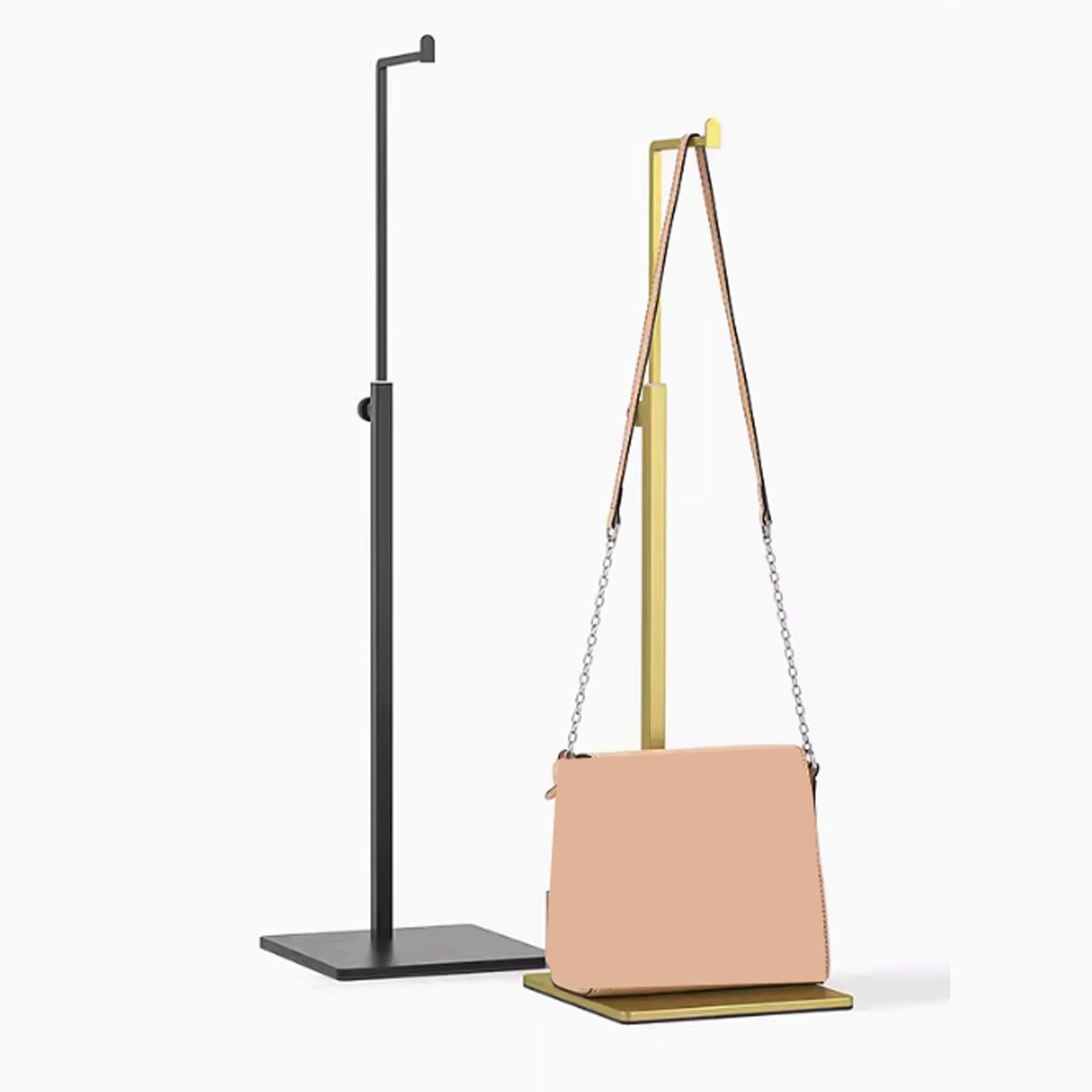 Crochet pivotant Support de Support de Sac en métal, présentoir de comptoir de Type 7, Paquet de 3 présentoirs de Sac à Main pour Bracelets de Sac à Main