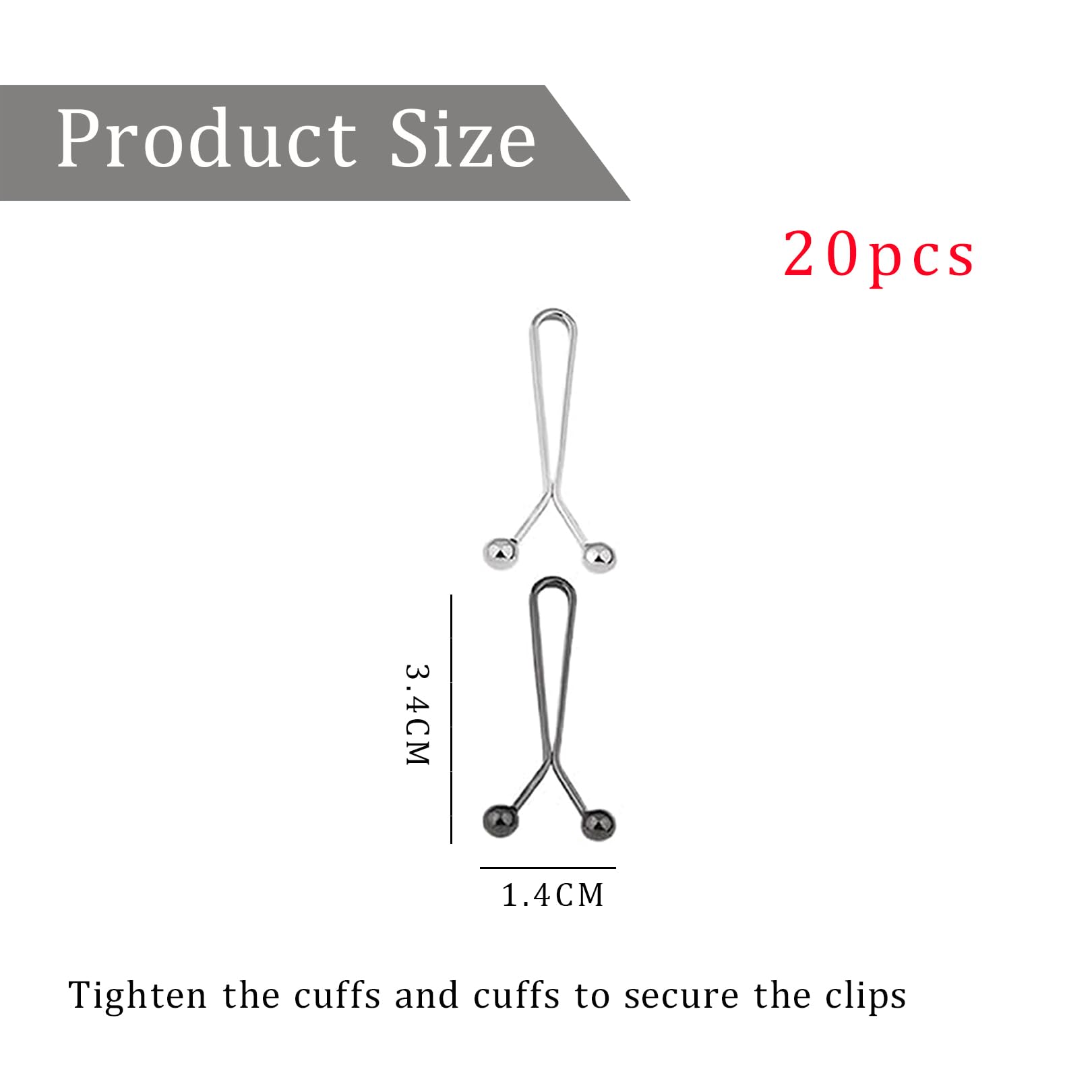Minfuerang 6 stuks nauwere broekbanden, verstelbare spijkervrije taillegespen, broekverkleiningsclip voor jeans broeken, dichtheidsinstelling (gunmetal