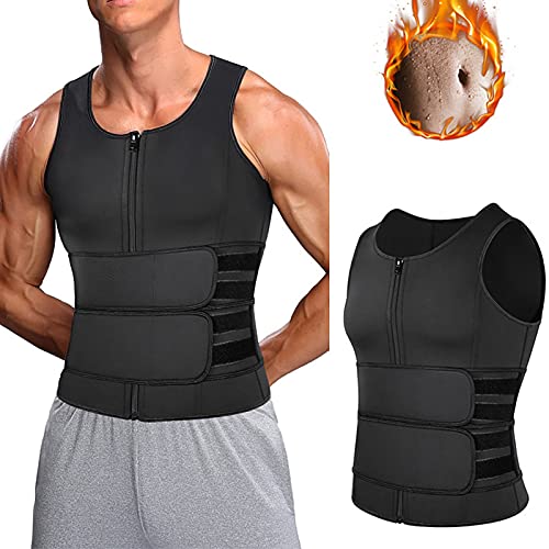 Chaleco de compresión para hombre con cinturón de doble correa ajustable 4