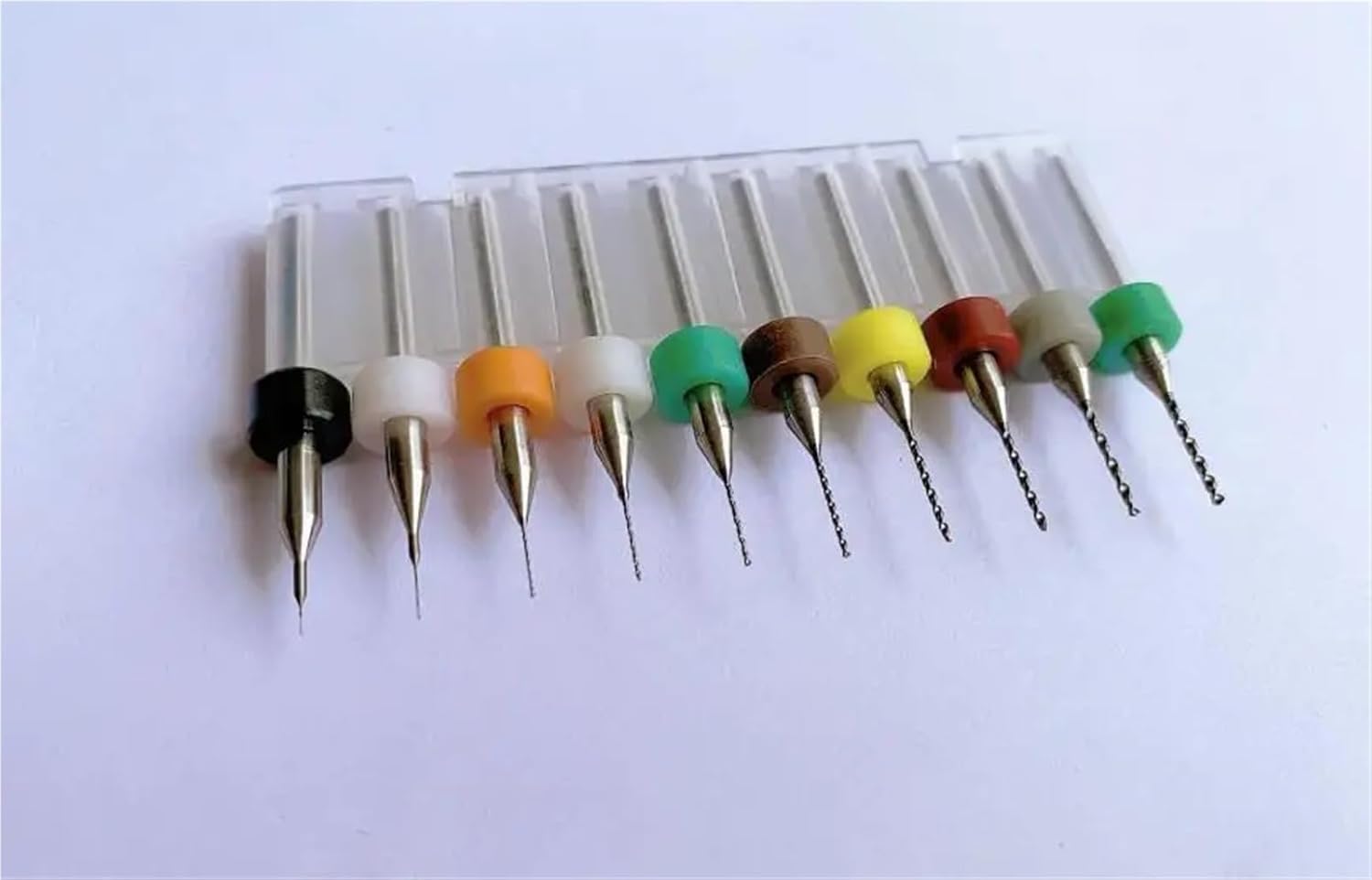 0.1-3.175mm Alloy Tungsten Steel Twist Drill Engraving Bit Drill Bit Shank 3.175mm 10Pcs(2.25mm)