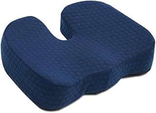 KLJHMAP Coxis Ortopédica Cojín del Asiento, para Sillas, Autos Y Aviones Las Almohadillas De Espuma, Cojines De Oficina, Las Nalgas, Las Hemorroides, Los Cojines De Tope Transpirable
