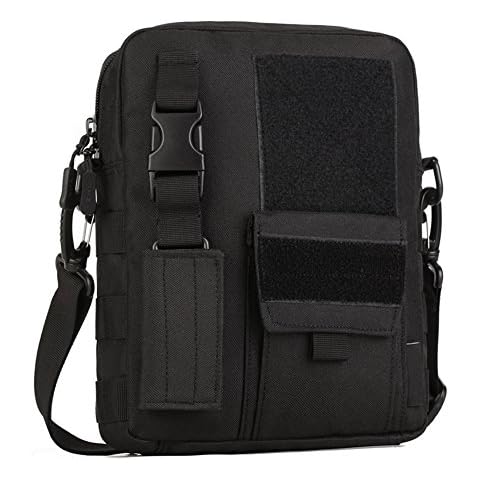 HUNTVP Men's Casual Messenger Bag with Pockets Cover