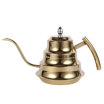 EVTSCAN Pour Over Coffee Kettle, Premium Stainless Steel Gooseneck Tea Kettle for Drip Coffee, French Pre