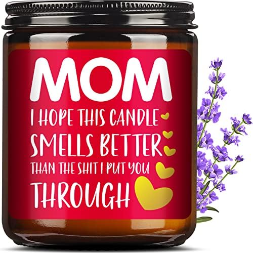 Gifts for Mom,Mothers Day Gifts from Daughter Son,Funny MomGifts,7oz Scented Candles,Birthday Gifts for Mom Women,Gifts for Mom