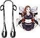 Bondageset BDSM Sex Fesseln Set mit Handschellen Fußfesseln Extrem Betten Bondage Sexspielzeug Verstellbar Oberschenkel Fessel Sex Toys für Paare Anfänger und Fachmann