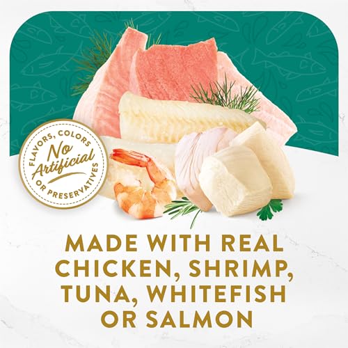Purina Fancy Feast Chicken and Seafood Broth Food Topper (20 Pack) 1.4 oz - image 3