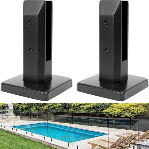 Espitas para barandilla de cristal en terrazas de diseño y piscinas modernas