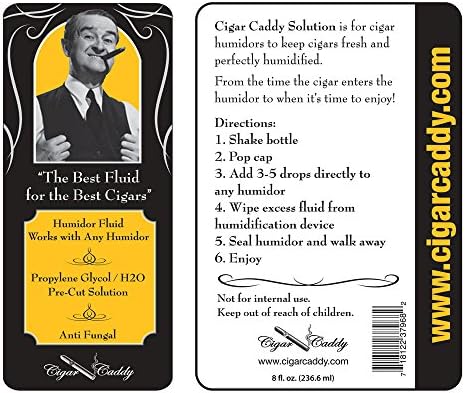 Miniatura 3 de Solución activadora de humidificación para gabinetes y cajas de humidores, 8 onzas  Mezcla de propilenglicol fácil de usar para mantener una humedad