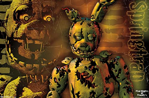 Five Nights at Freddys - Springtrap Wall Poster 19L x 13W Premium Unframed Version