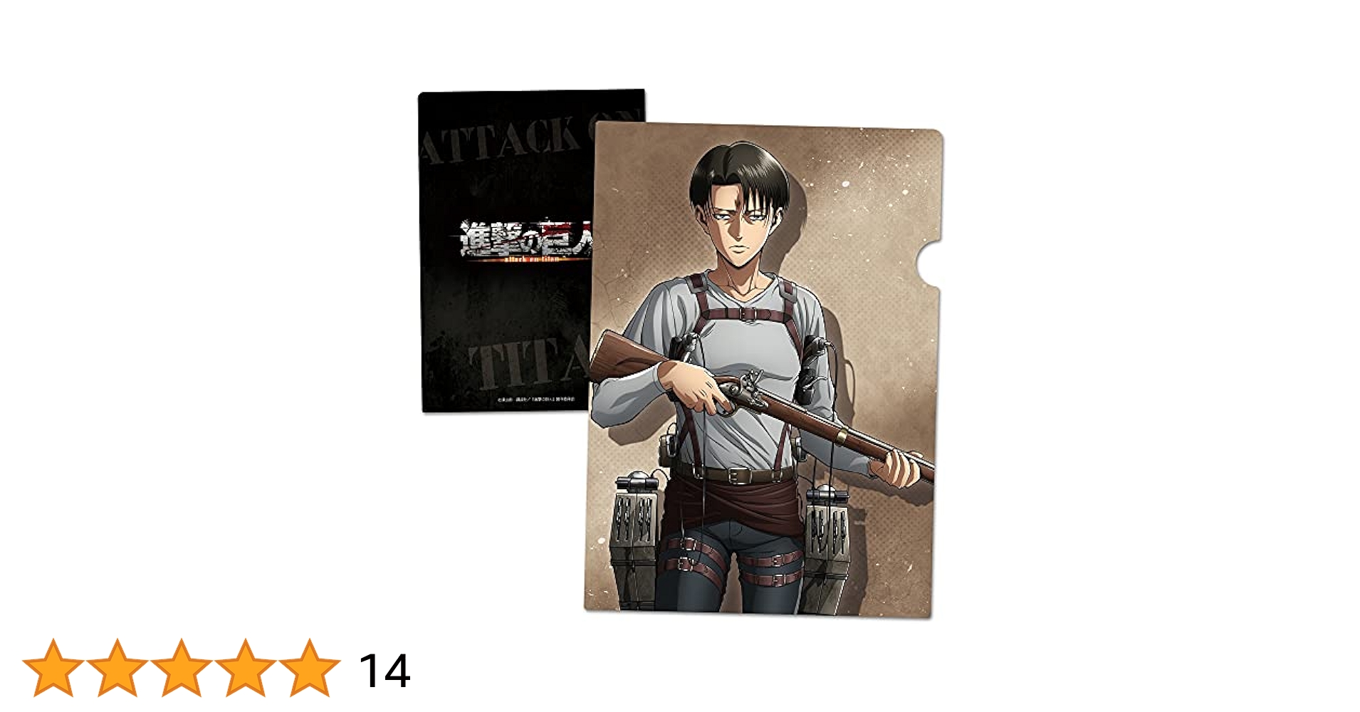 Amazon.co.jp: 進撃の巨人 クリアファイルM[リヴァイ] : ホビー