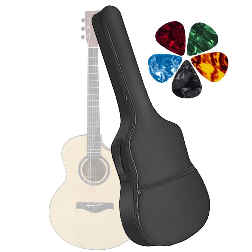 IMAGINEA 41 Acoustic Guitar Bag | Waterproof Guitar Cover Bag Suitable for Bass, Electric & Acoustic Guitars Padded Guitar Bag Case-picture-19