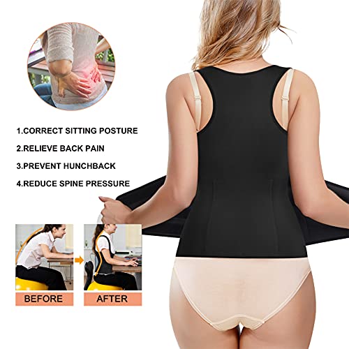 Eleady Waist Trainer Vest for Women Corset Trimmer Belt Slimming Body Shaper Tummy Control Cincher Workout Girdle4