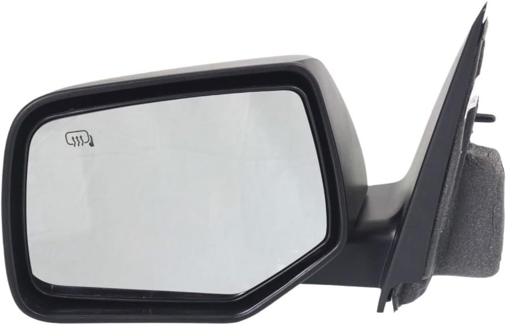 For Ford Escape 2008 2009 2010 Door Mirror Driver Side | Power | Heated | Black | Replacement For 9L8Z 17683 CA | FO1320293