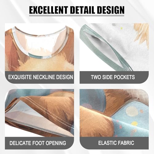 Summer Pajama Set Easter Bunny Eggs, Short Sleeve Sleepwear Nightwear4