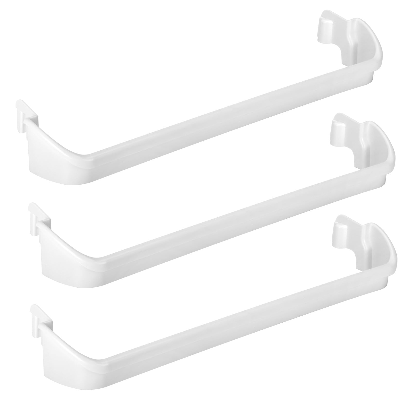 2024 UPGRADED 240534901 x2 & 240534701 x1 Refrigerator Door Shelf Rack Bar Compatible with Frigidaire Kenmore Door Shelf Rack Bar Rail Replaces AP3214631 PS734936 AP3214630 PS734935 EA734935 948954