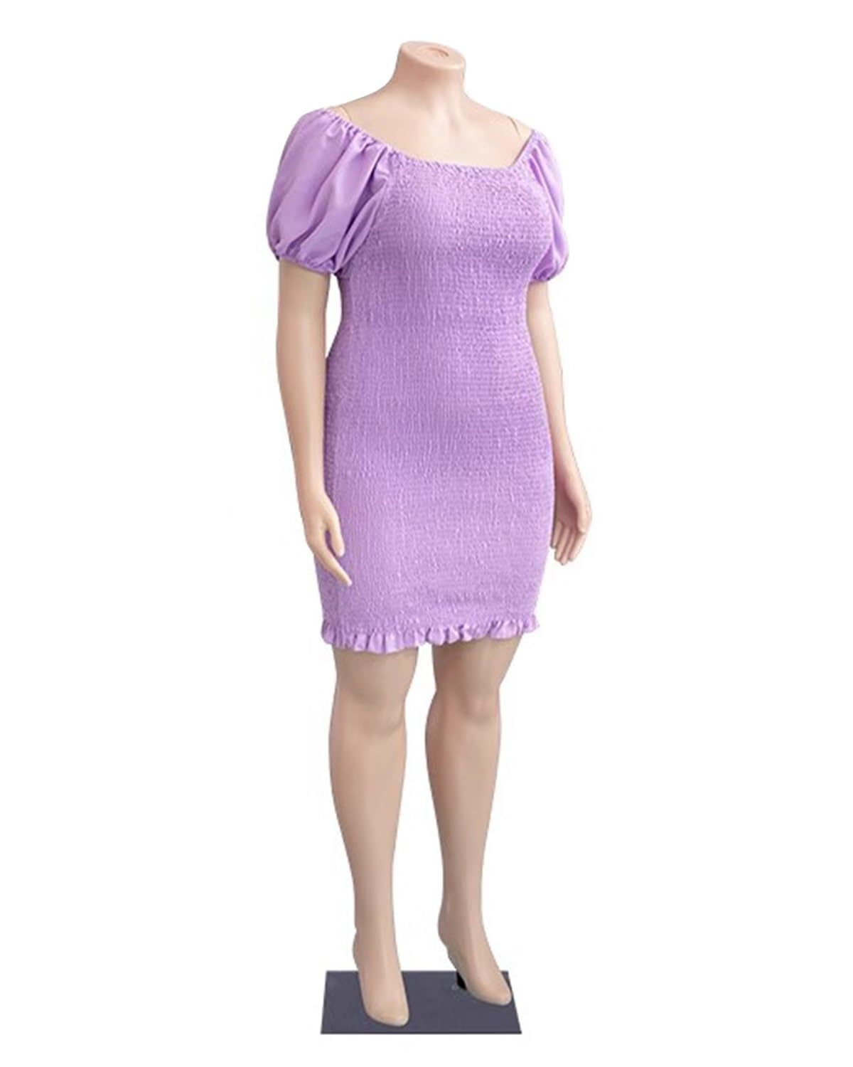 XCSCUK Plus Size Female Mannequin Display Dummy, with Removable Arm,for Retail Clothing Store, Adjustable Dress Form for Fashion Showcase